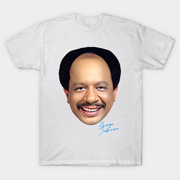 George Jefferson - Retro Fan Design T-Shirt by DankFutura